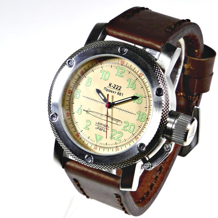 TRIUMPH SUBMARINE ANCHAR, 24hr time, SAPPHIRE glass (1032.02) - 2