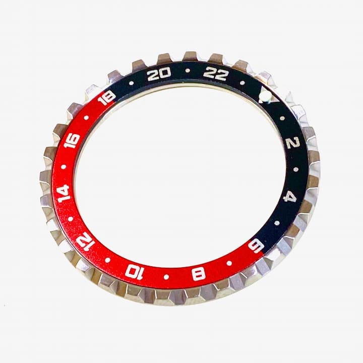 24hr Crown - bezel VOSTOK AMPHIBIA KOMANDIRSKIE brushed  (LU-INS-44) - 2