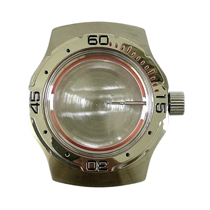 Gehäuse VOSTOK 160 rote Minuten, gebürstet (160ksb / 1)