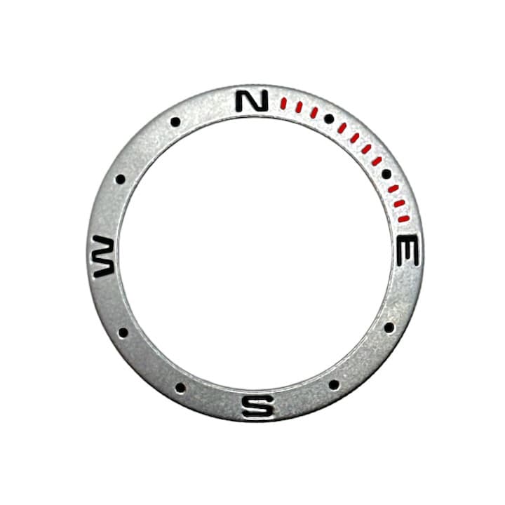 Lünette VOSTOK AMPHIBIA mit Feder, satiniert (06k-1)