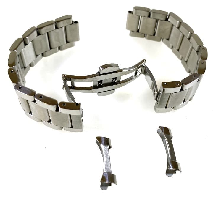 20mm VOSTOK stainless steel bracelet width butterfly clasp (ST20-02) - 2