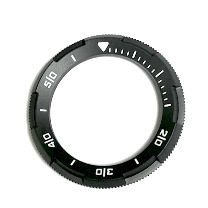 3D Lünette VOSTOK AMPHIBIA KOMANDIRSKIE, schwarz PVD mit Feder (LU-MAS-23)