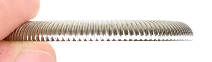 Fluted Swiss Chrono bezel brushed VOSTOK AMPHIBIA KOMANDIRSKIE with spring (LU-MAS-21) - 3