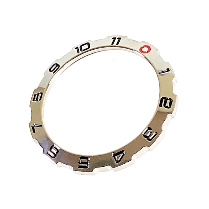 Lünette VOSTOK AMPHIBIA mit Feder, poliert (10k6) - 2