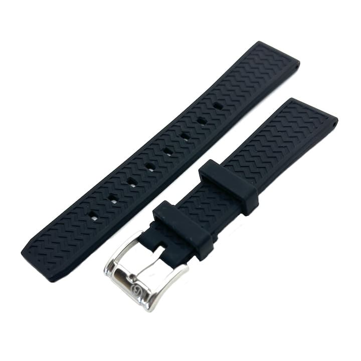 20mm VOSTOK strap, polyurethane, black (PUS01-20mm) - 2