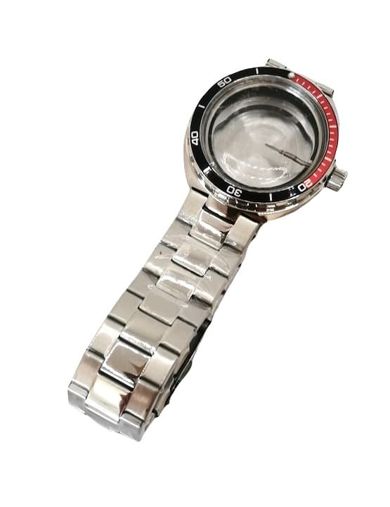 Gehäuse VOSTOK AMPHIBIA NEPTUN 690, poliert mit Armband (690ksb / 2)