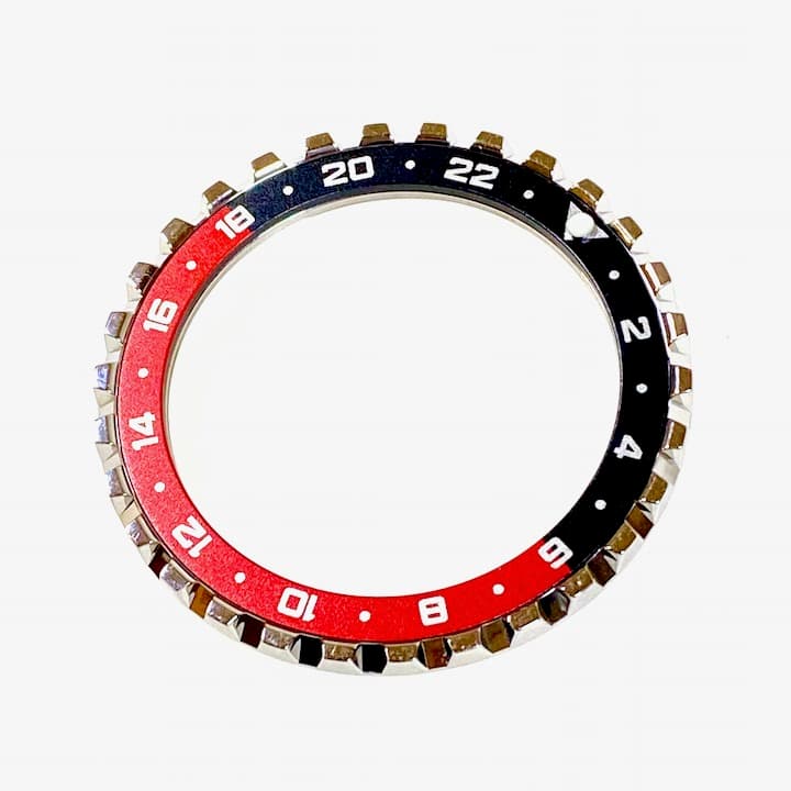 24hr Crown - bezel VOSTOK AMPHIBIA KOMANDIRSKIE polished  (LU-INS-45) - 2