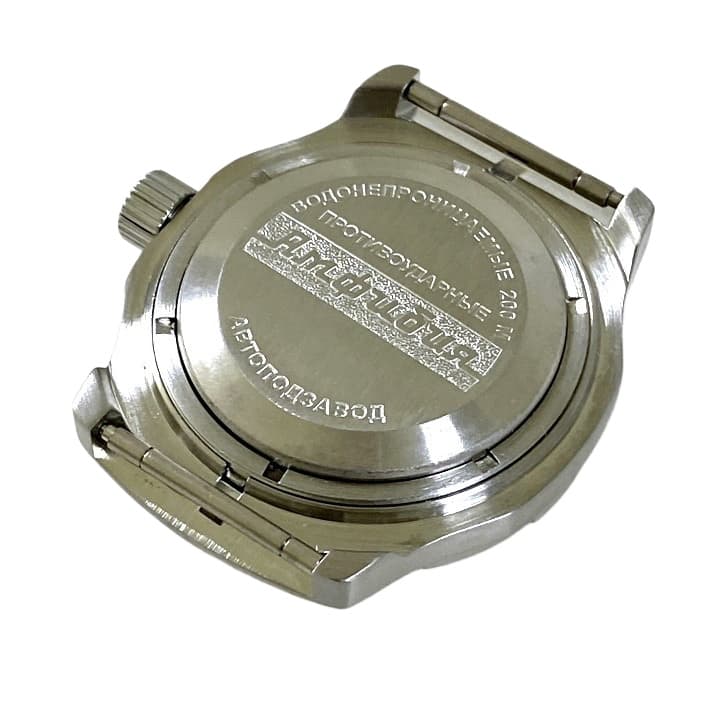 Gehäuse VOSTOK 160 blaue Minuten, gebürstet (160ksb / 2) - 3