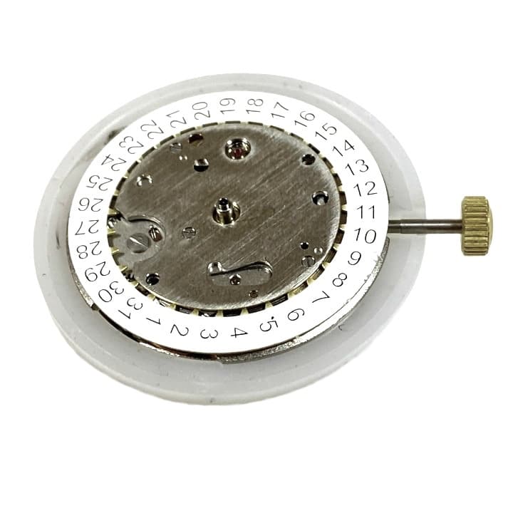 2426 Automatikwerk mit zusätzlichem, zentralen Zeiger für 24Std. Zeitanzeige und Kalender von VOSTOK (mit weißem Kalender), Datum, 2426 / 1
