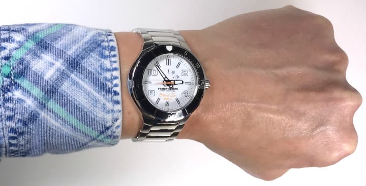 VOSTOK AMFIBIA BLACK SEA with additional 24hr index (440796) - 2