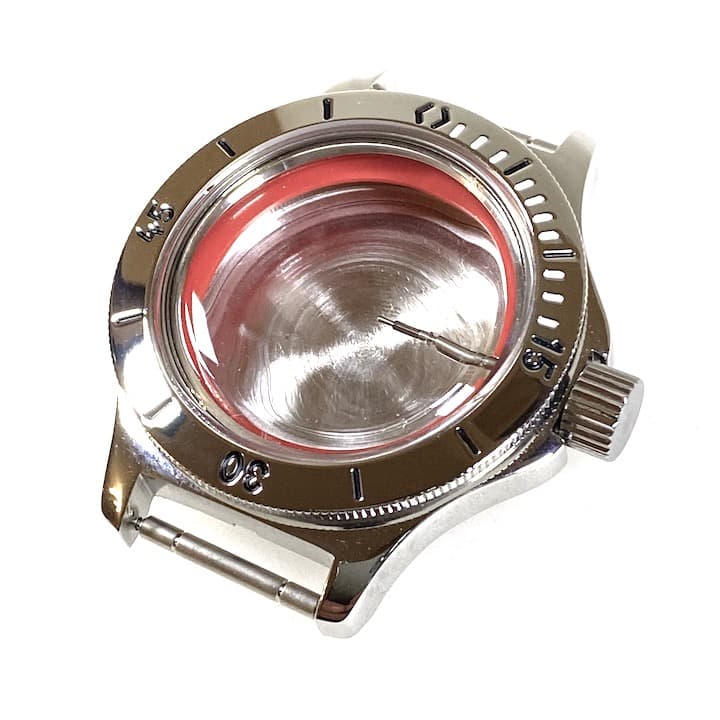 Gehäuse VOSTOK 120 weiße Minuten, poliert (120ksb / 3) - 2